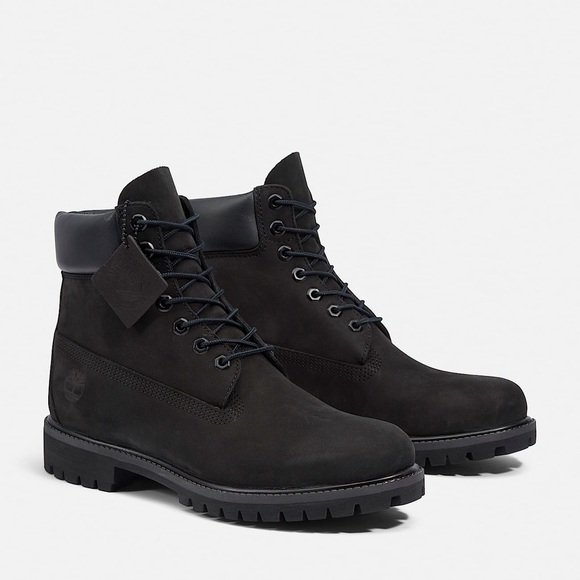 Timberland Premium 6-Inch Waterproof Black Boots Men’s 6 / Women’s 8 - Picture 1 of 7